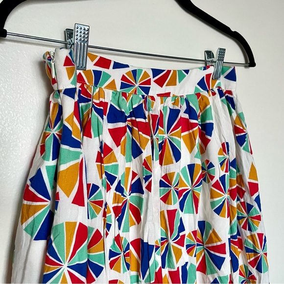 Colorful Geometric Print Women's Skirt modcloth - Picture 3 of 6